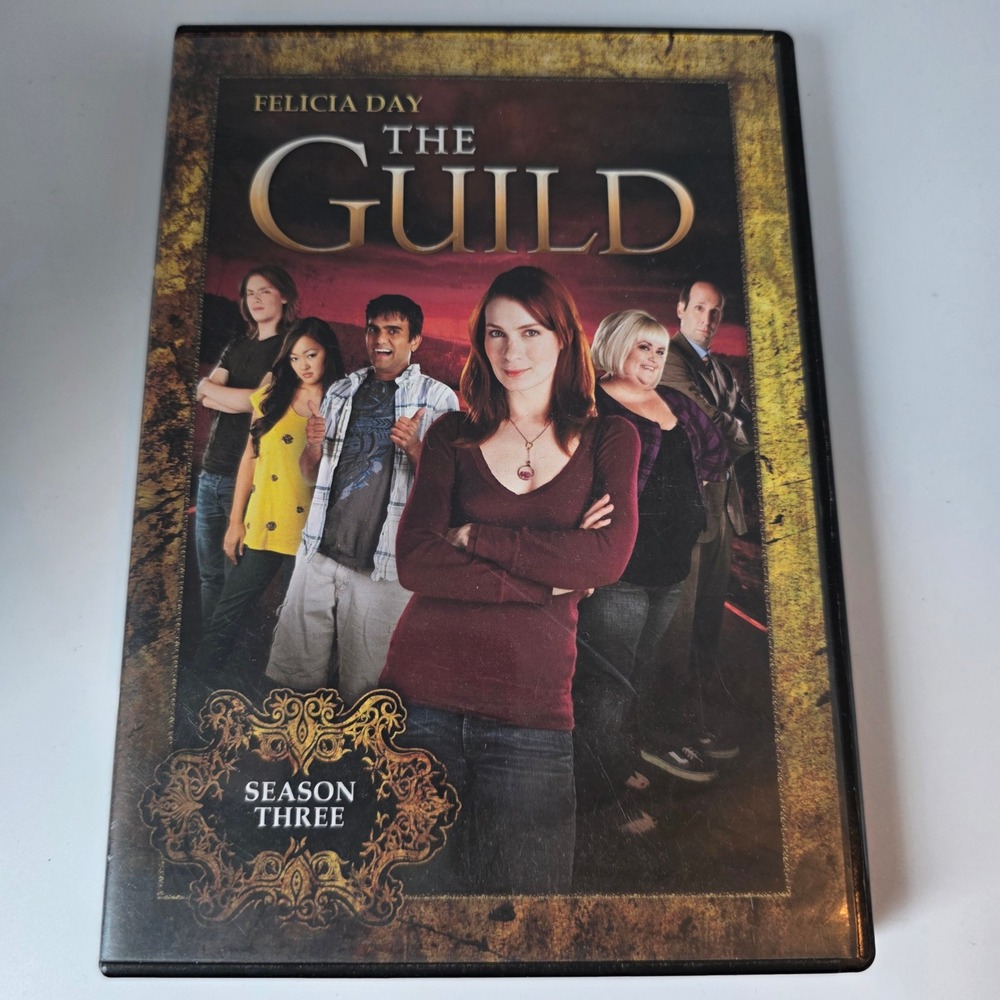 The Guild Season Three DVD Felicia Day Wil Wheaton 2-Disc Set 2010 Comedy